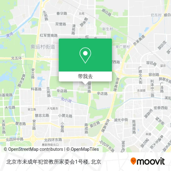北京市未成年犯管教所家委会1号楼地图