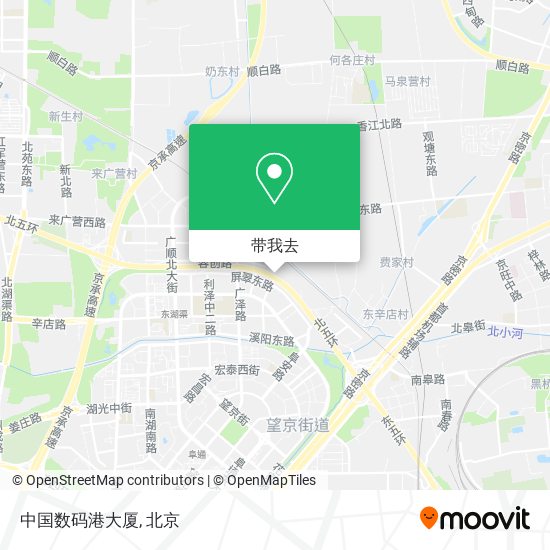 中国数码港大厦地图