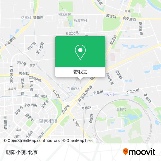 朝阳小院地图