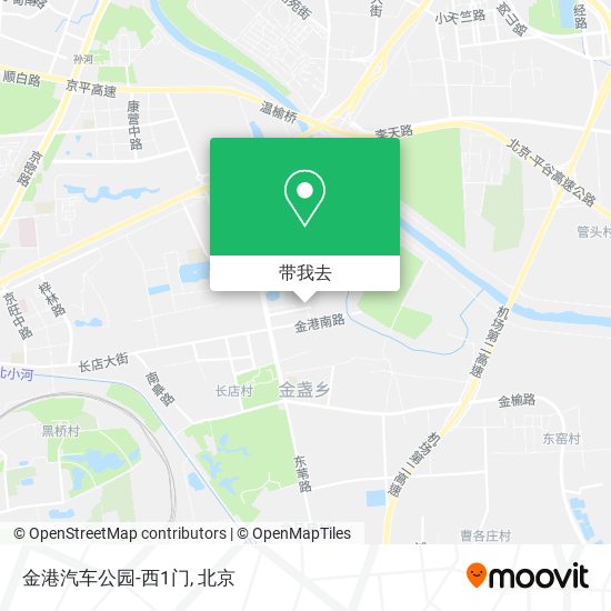 金港汽车公园-西1门地图