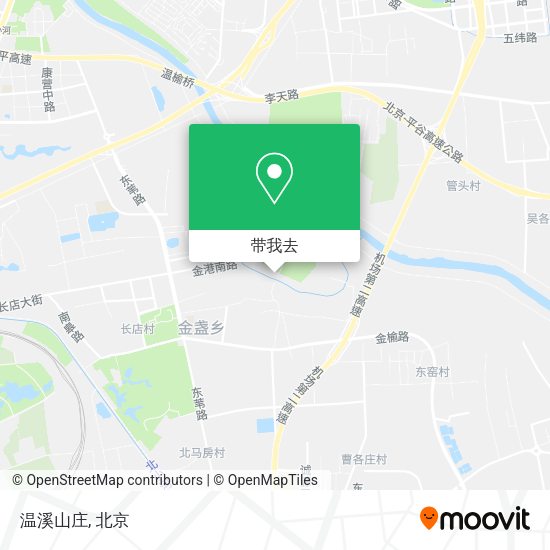 温溪山庄地图