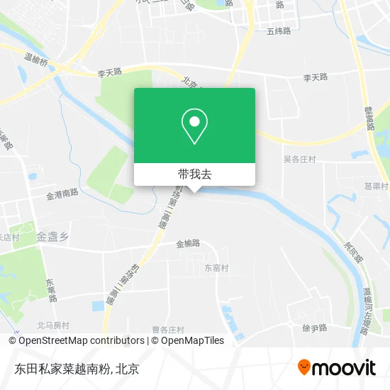 东田私家菜越南粉地图