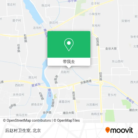 后赵村卫生室地图