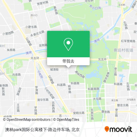 澳林park国际公寓楼下-路边停车场地图