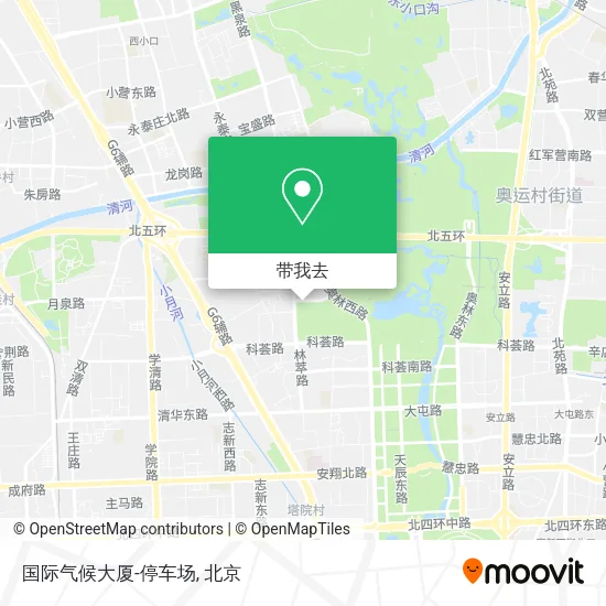 国际气候大厦-停车场地图