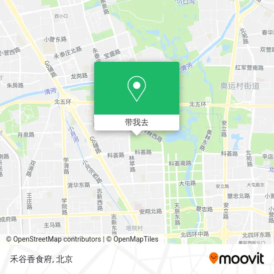 禾谷香食府地图