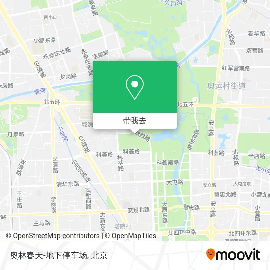奥林春天-地下停车场地图