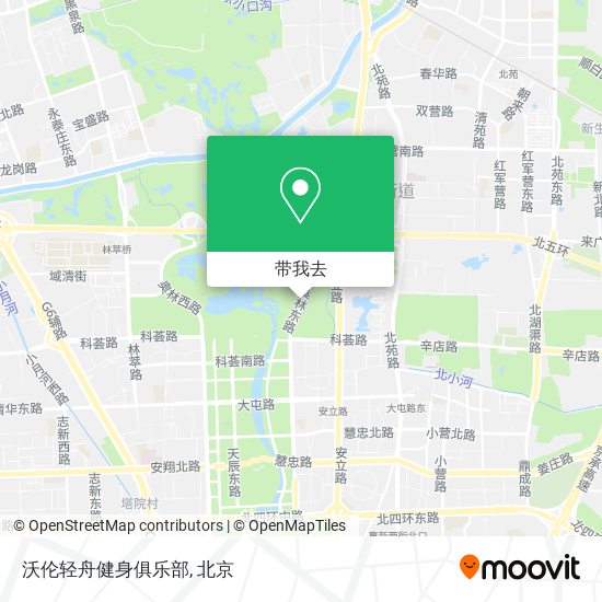 沃伦轻舟健身俱乐部地图