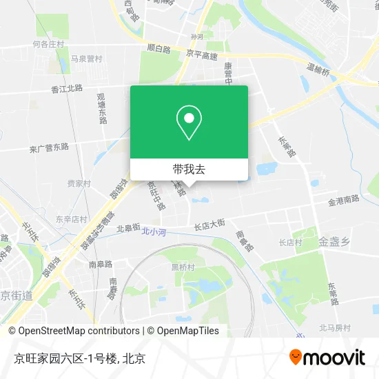 京旺家园六区-1号楼地图