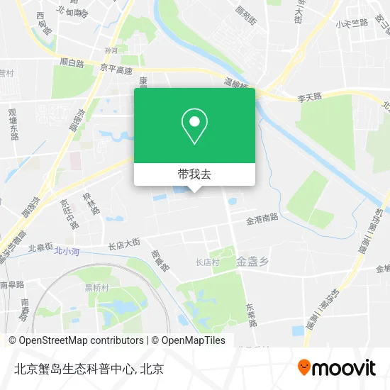 北京蟹岛生态科普中心地图