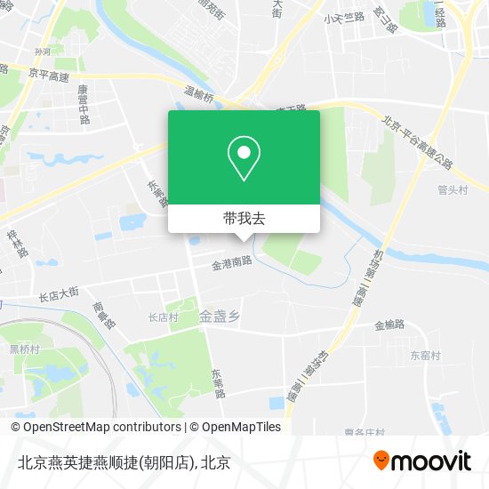 北京燕英捷燕顺捷(朝阳店)地图