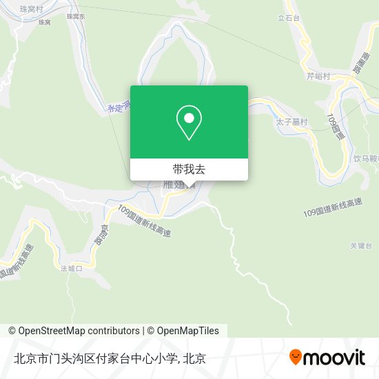 北京市门头沟区付家台中心小学地图