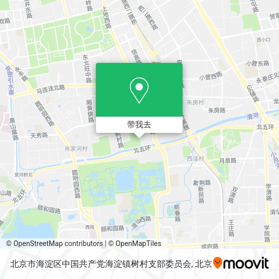 北京市海淀区中国共产党海淀镇树村支部委员会地图