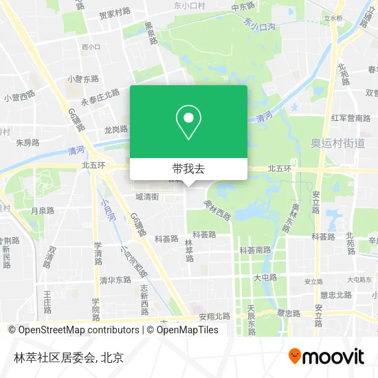 林萃社区居委会地图