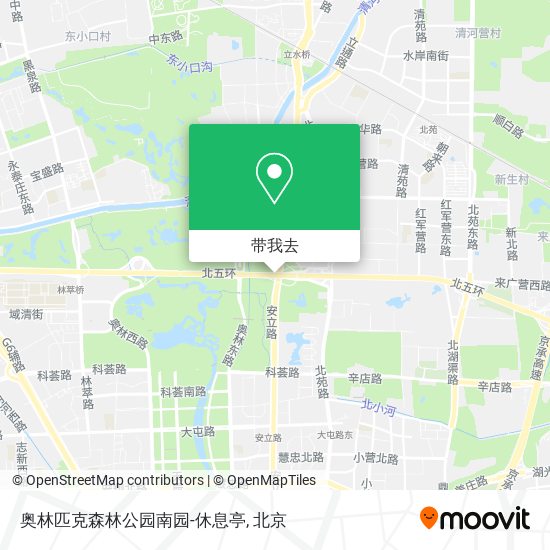 奥林匹克森林公园南园-休息亭地图