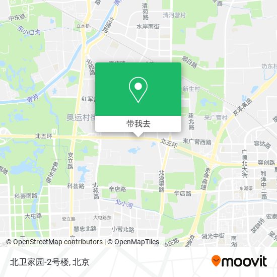 北卫家园-2号楼地图