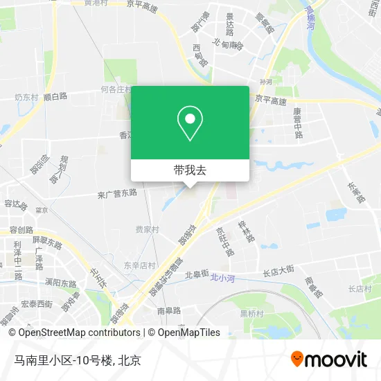 马南里小区-10号楼地图