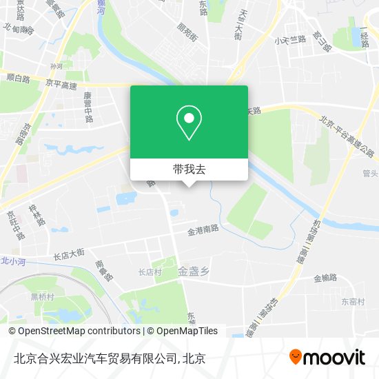 北京合兴宏业汽车贸易有限公司地图