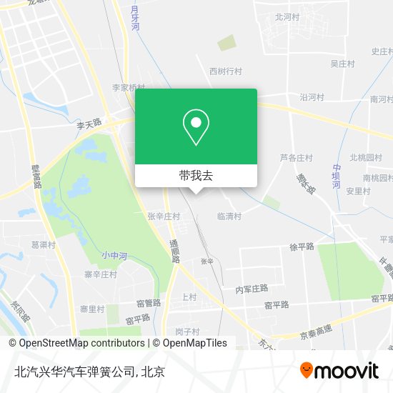 北汽兴华汽车弹簧公司地图