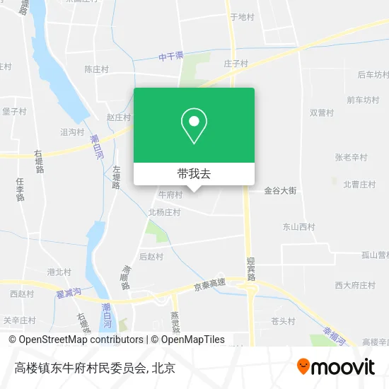 高楼镇东牛府村民委员会地图