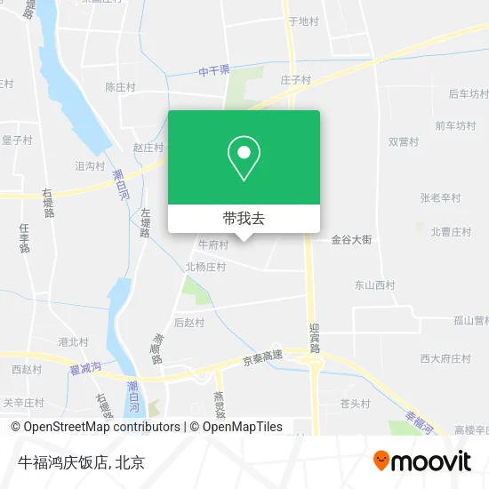 牛福鸿庆饭店地图