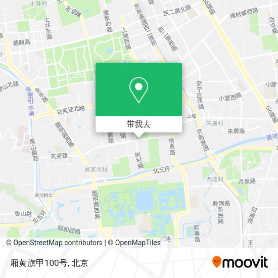 厢黄旗甲100号地图