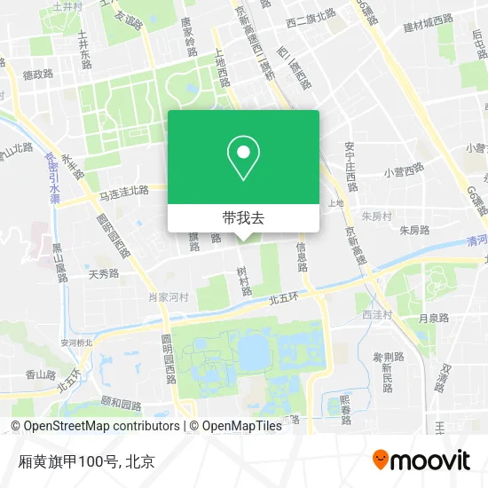 厢黄旗甲100号地图