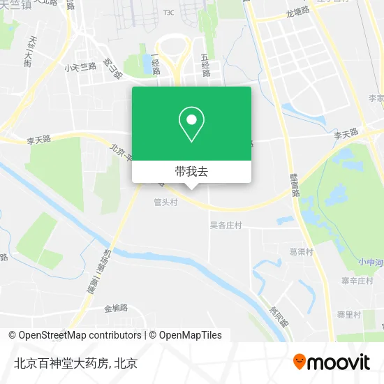 北京百神堂大药房地图