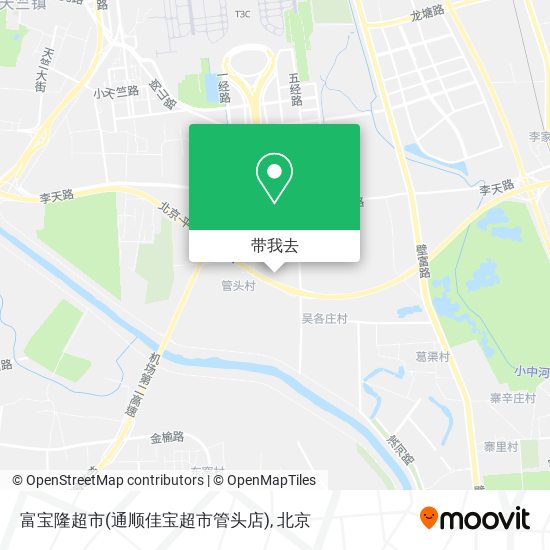 富宝隆超市(通顺佳宝超市管头店)地图