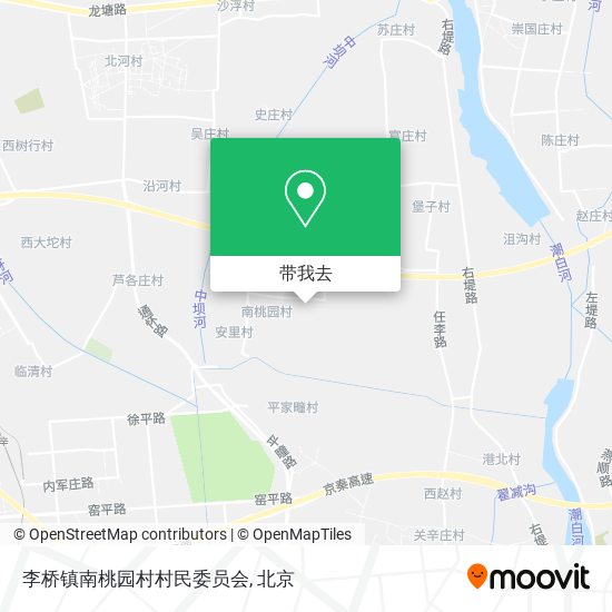 李桥镇南桃园村村民委员会地图