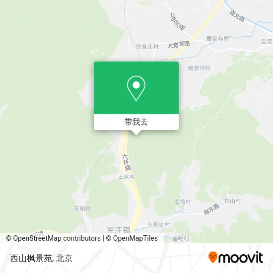 西山枫景苑地图