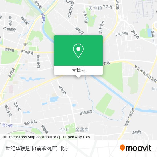 世纪华联超市(前苇沟店)地图
