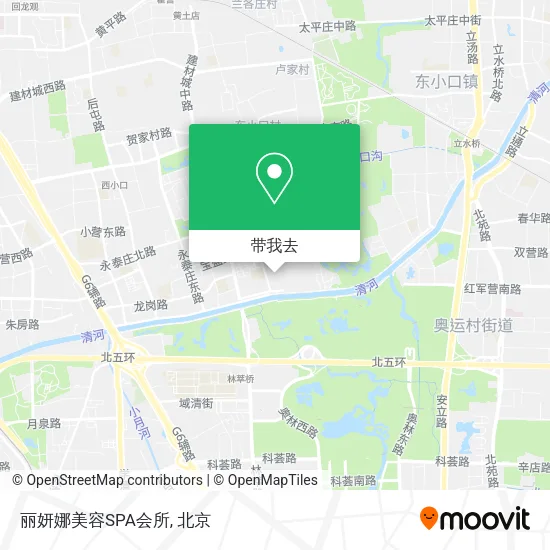 丽妍娜美容SPA会所地图