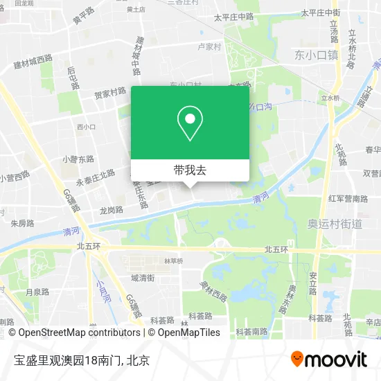 宝盛里观澳园18南门地图