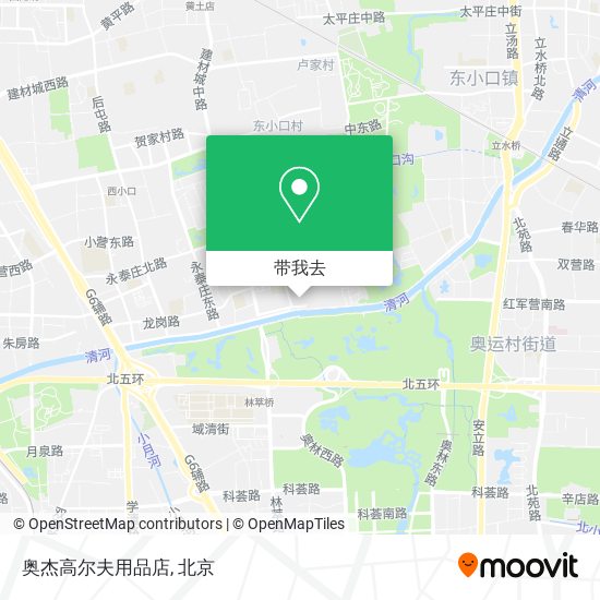 奥杰高尔夫用品店地图