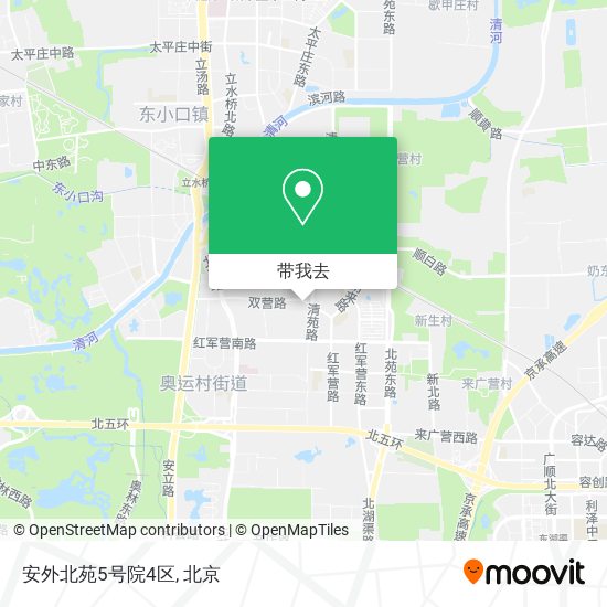 安外北苑5号院4区地图
