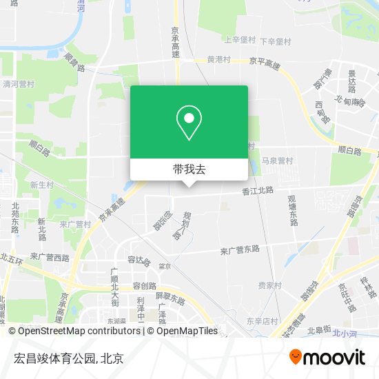 宏昌竣体育公园地图