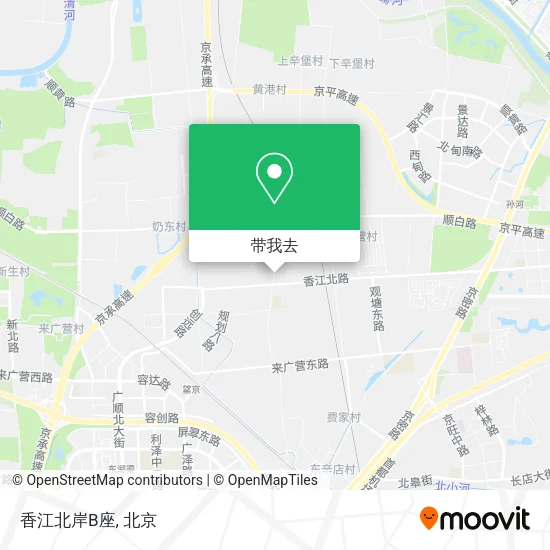 香江北岸B座地图