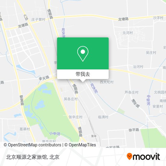 北京顺源之家旅馆地图