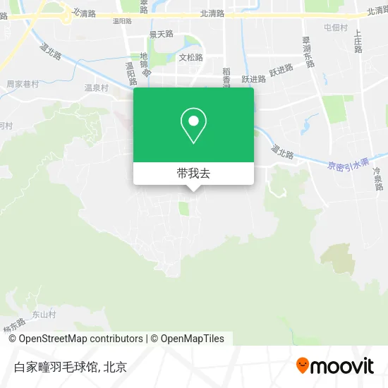 白家疃羽毛球馆地图