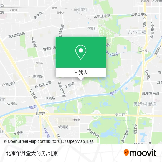 北京华丹堂大药房地图