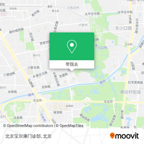 北京宝尔康门诊部地图