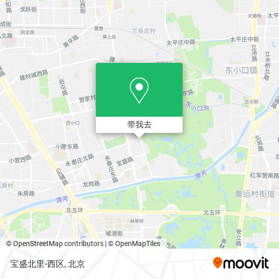宝盛北里-西区地图