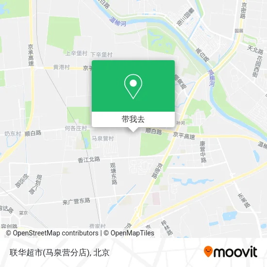联华超市(马泉营分店)地图
