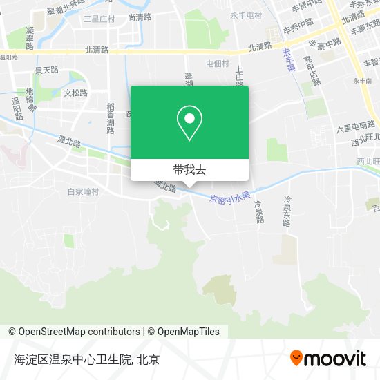 海淀区温泉中心卫生院地图