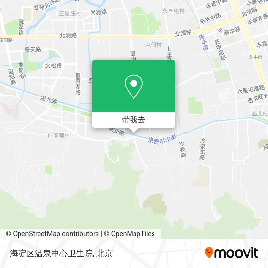 海淀区温泉中心卫生院地图