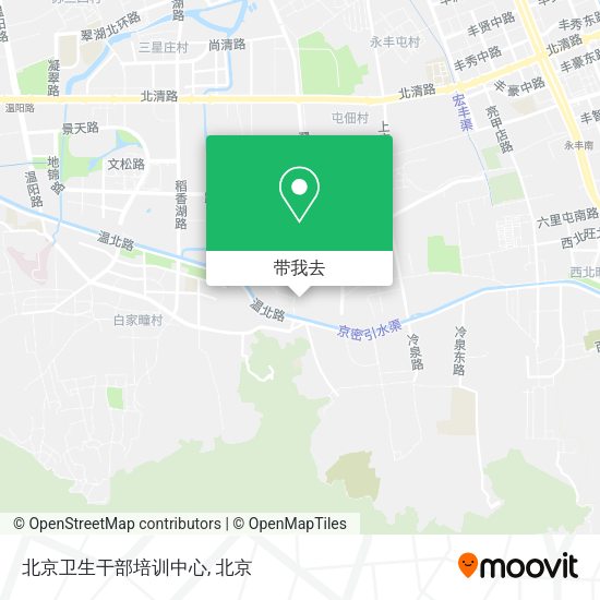 北京卫生干部培训中心地图