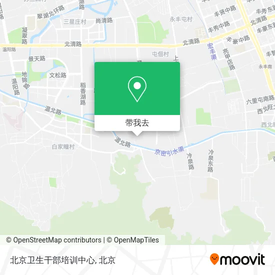 北京卫生干部培训中心地图