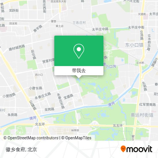 徽乡食府地图