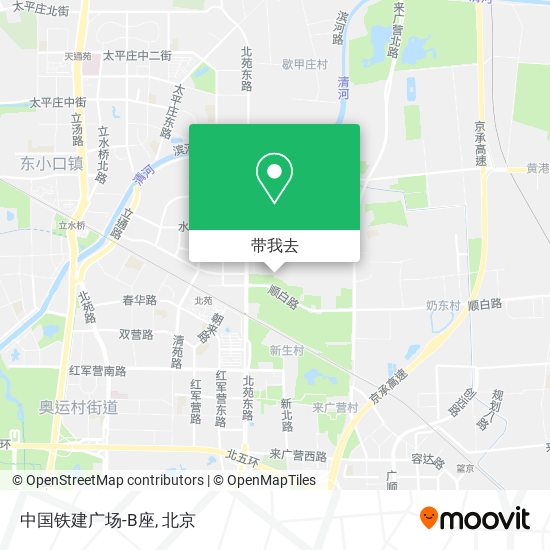 中国铁建广场-B座地图